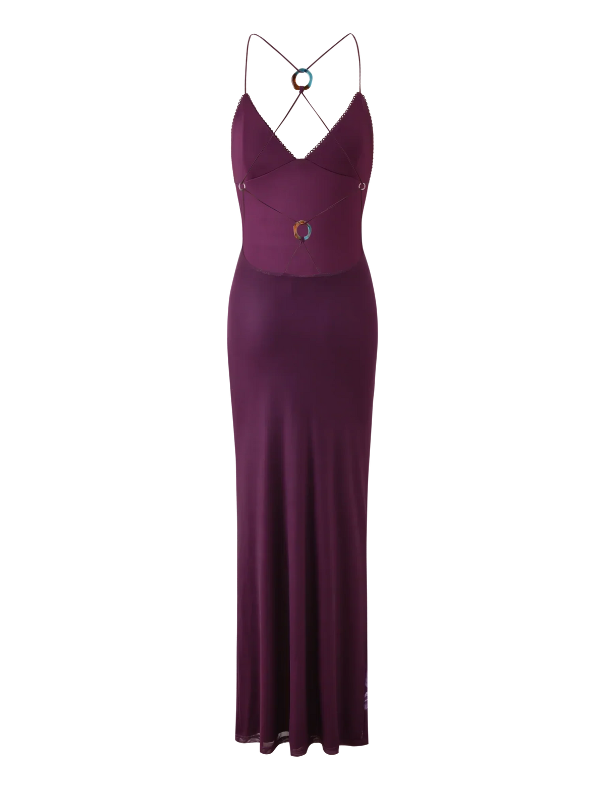 ORIELLE MAXI DRESS PLUM ORCHID