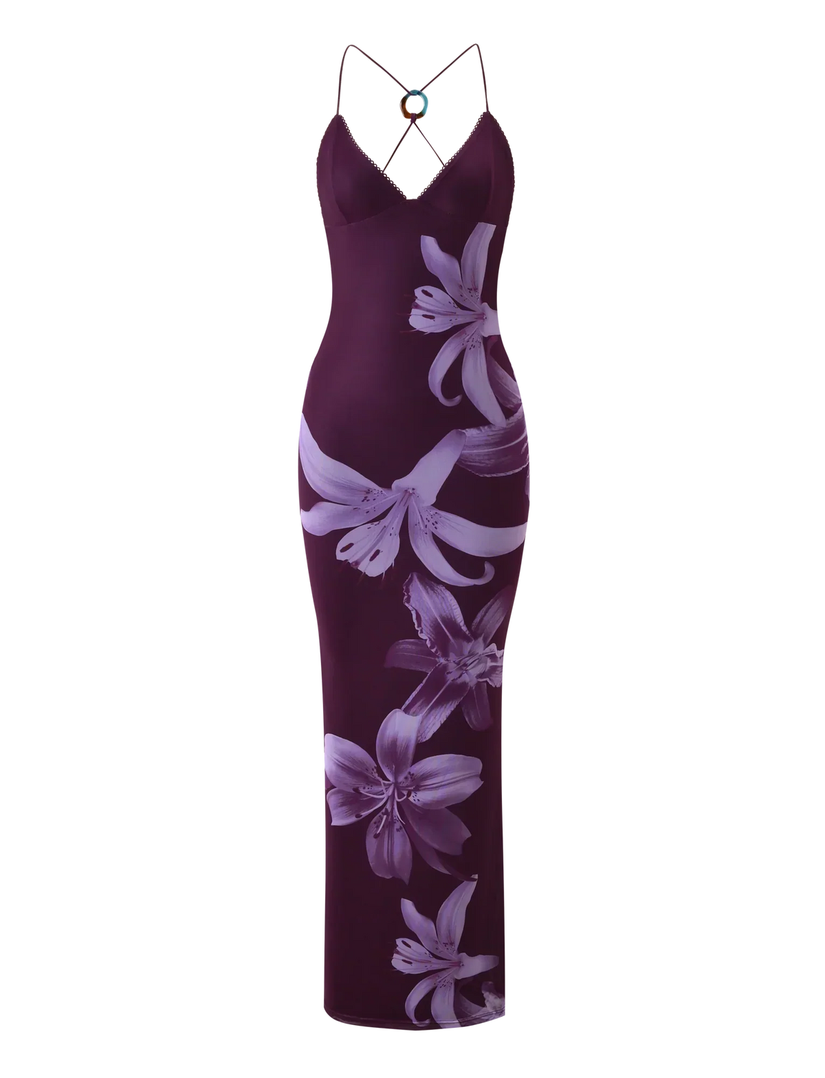ORIELLE MAXI DRESS PLUM ORCHID