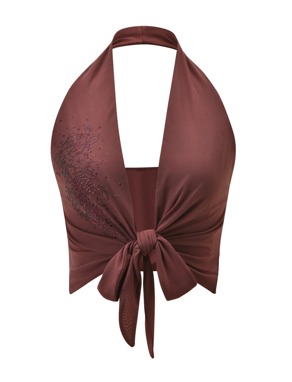GEORGIE DIAMANTE TOP CHOCOLATE