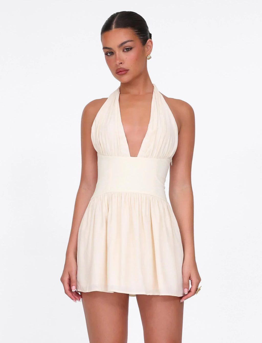 CALISTA MINI DRESS YELLOW BUTTER